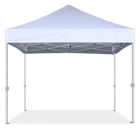 Tradesparker USA Standard 10x10ft Patio Pop Up Canopy Tent for Outdoor Events Commercial Instant Canopies with Heavy Duty Roller Bag,Bonus 4 Canopy Sand Bags